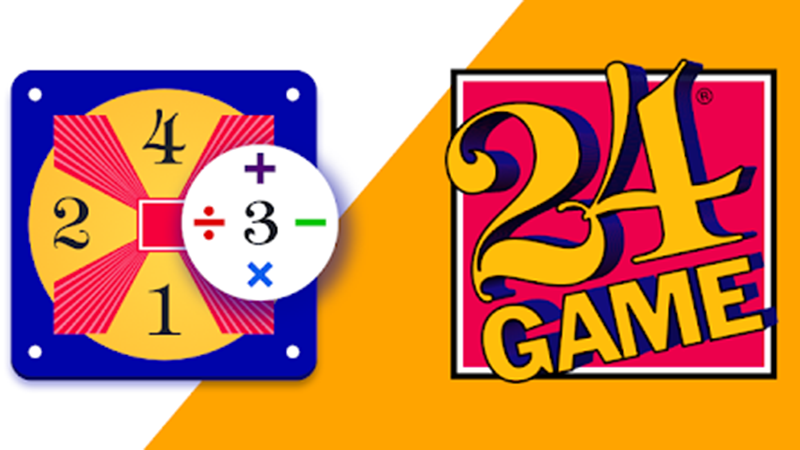 Image of a challenge 24 game card.