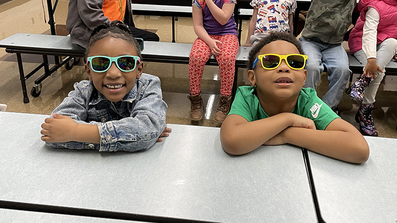 Looking 100 days brighter with our shades on.