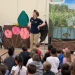 Children in a science assembly