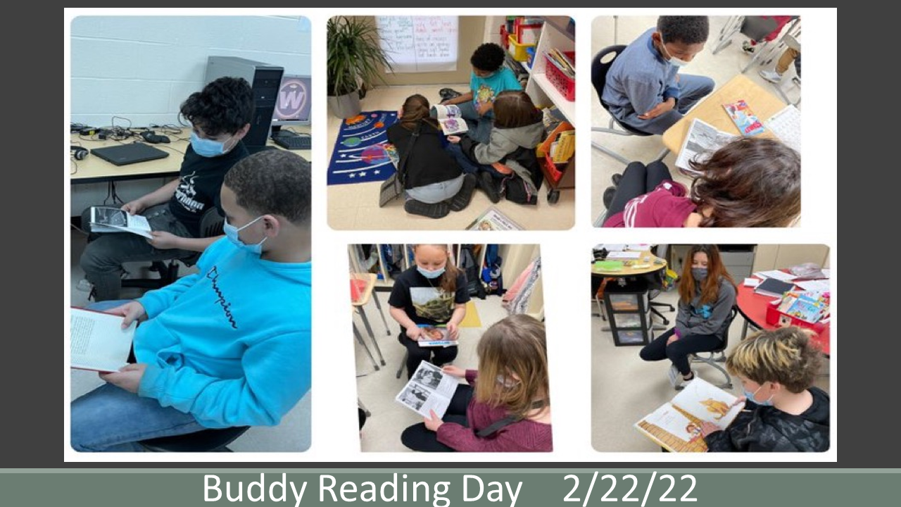 children sitting on floor reading