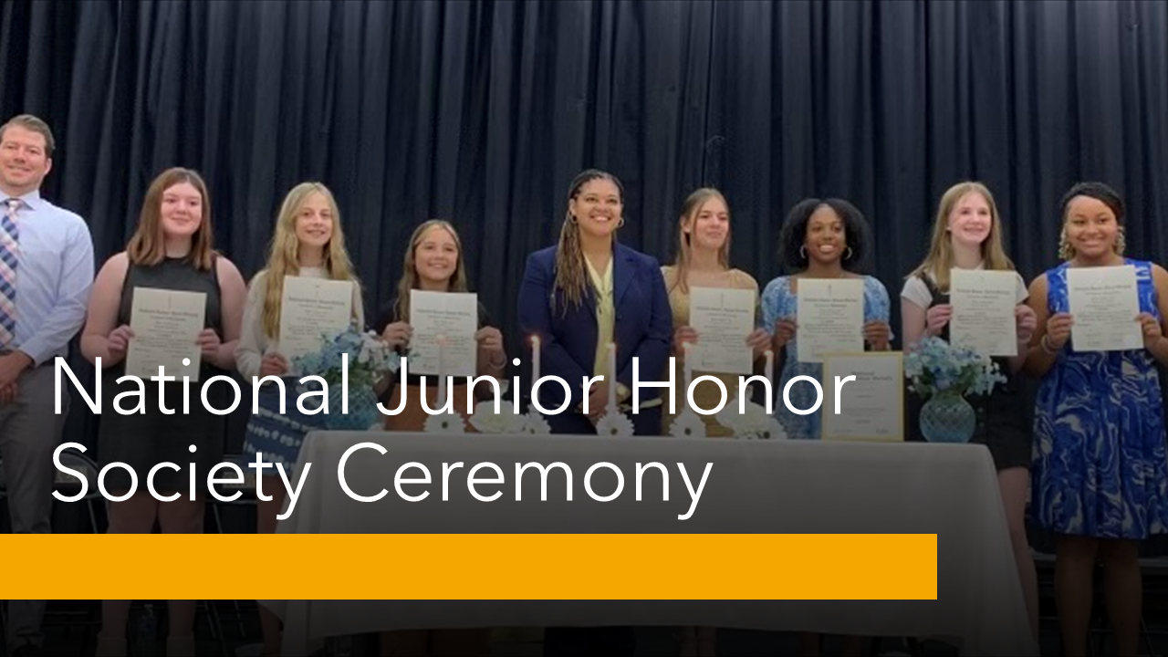 Lincoln’s National Jr. Honor Society Induction Ceremony
