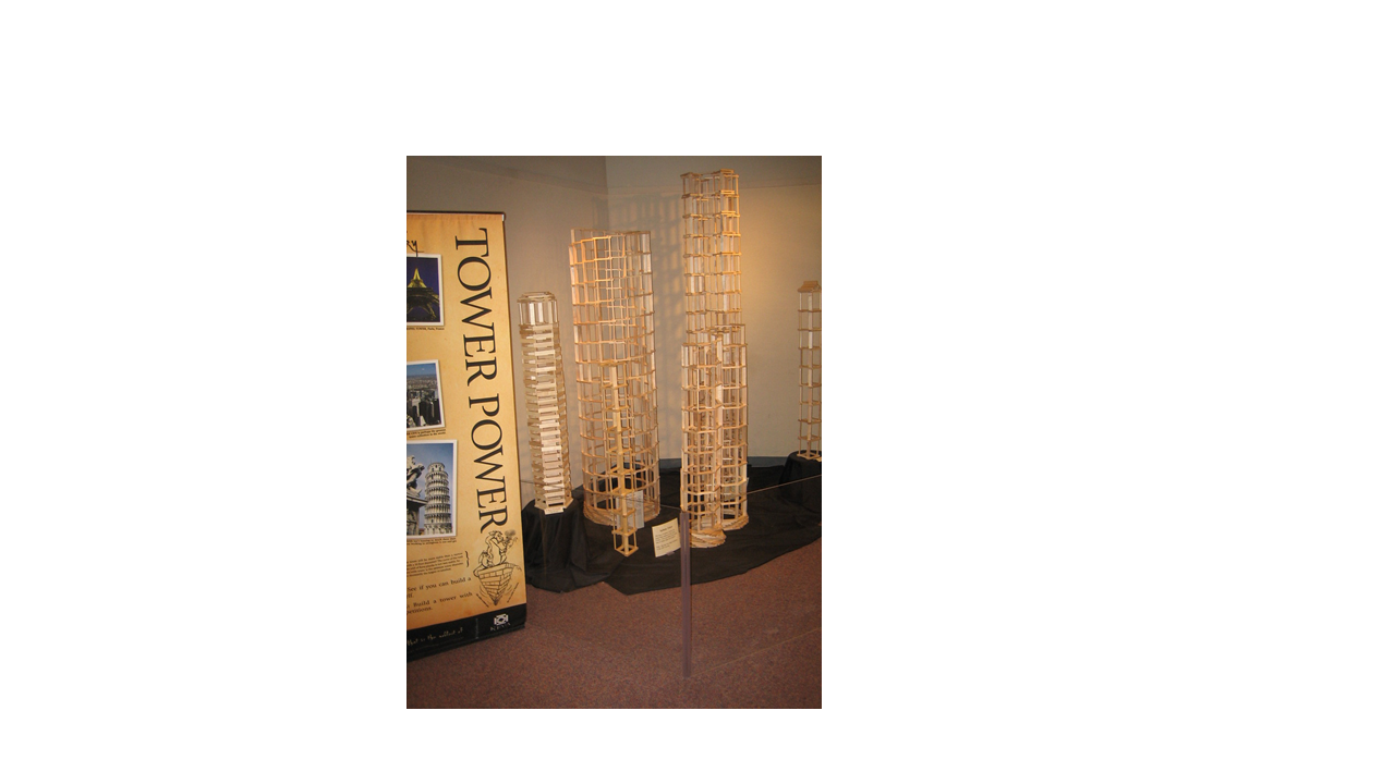 wooden block towers