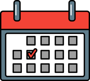 calendar with checkmark