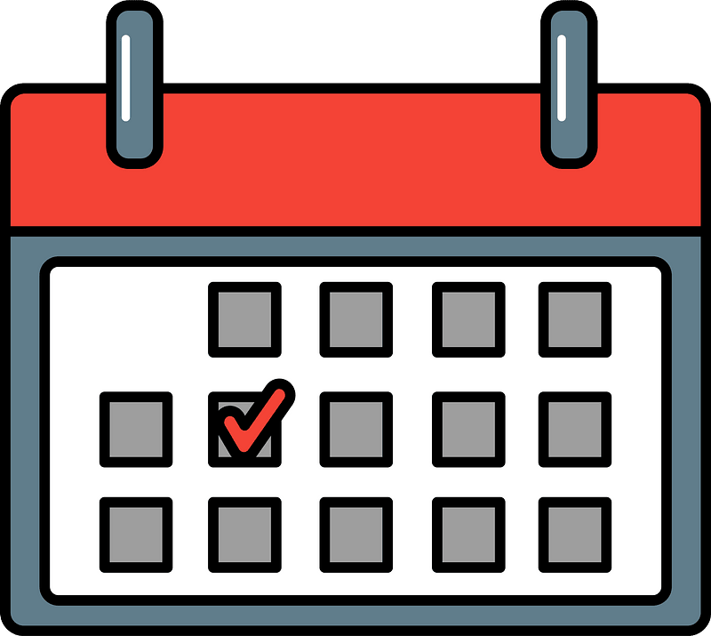 calendar with checkmark