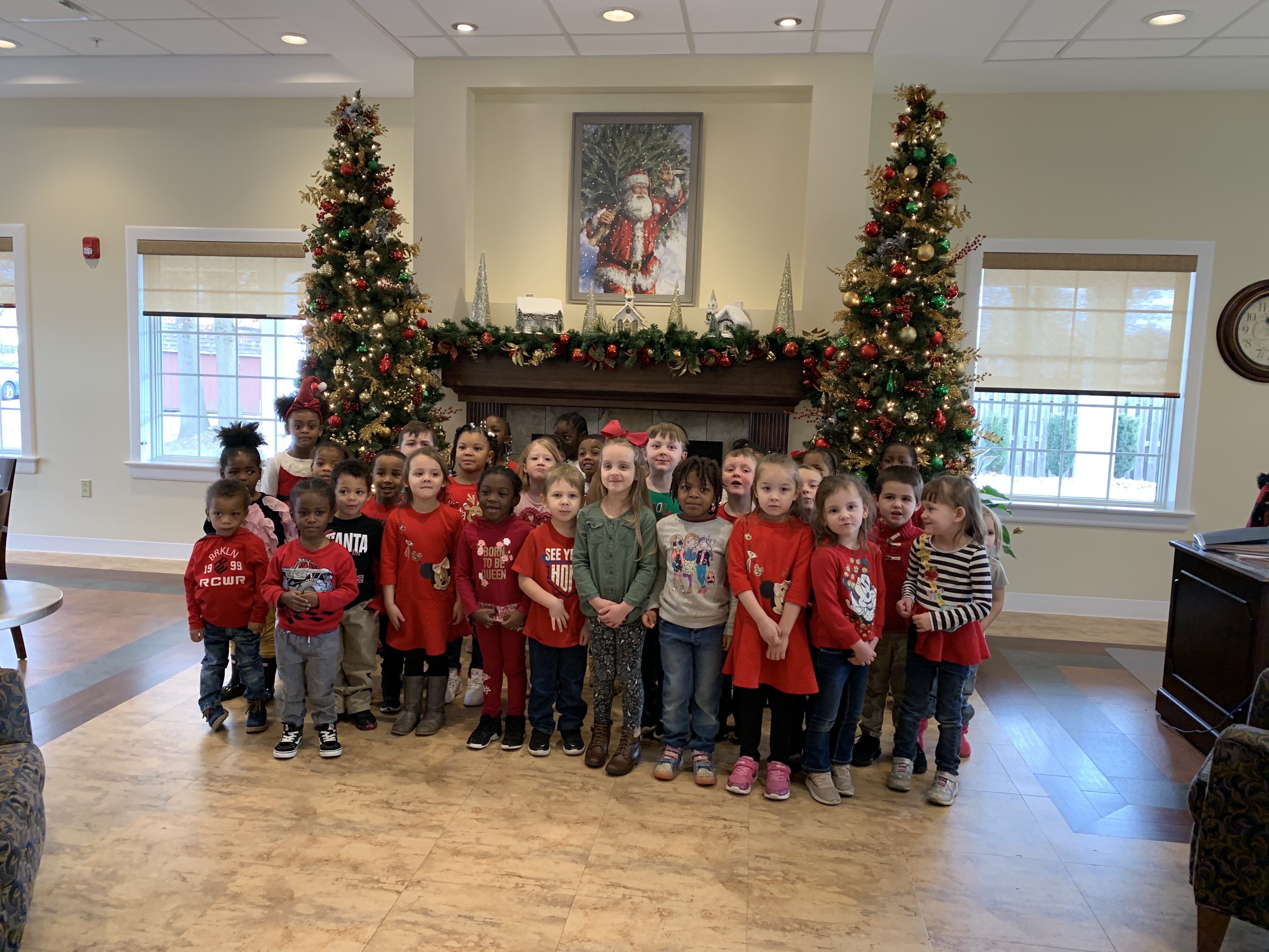 Preschool Sings Christmas Carol’s at Nursing Home