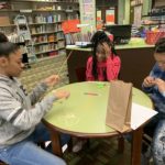 Sixth and seventh graders compete to see whose team can build the tallest free-standing tower out of spaghetti in their STEM classes. The towers need to be able to support a marshmallow on top for ten seconds.