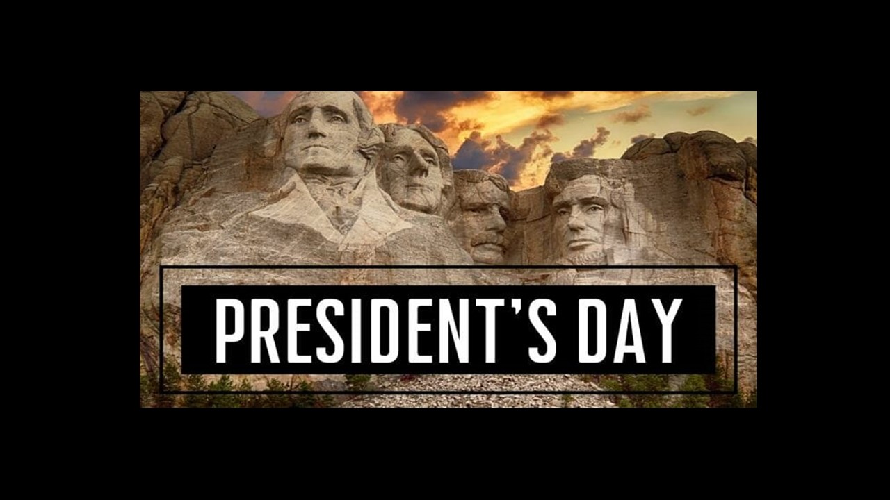 No School-Presidents Day Weekend