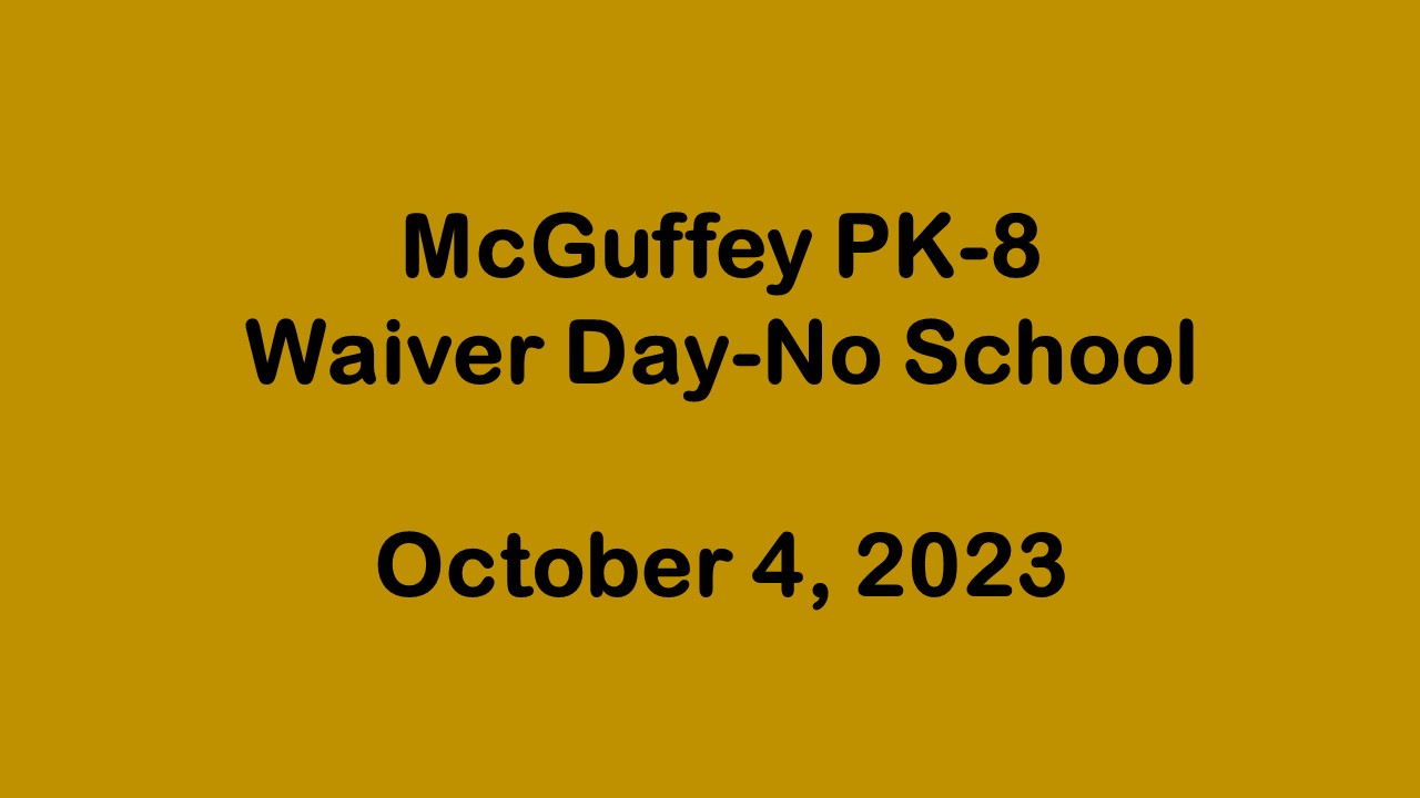 Waiver Day October 4, 2023