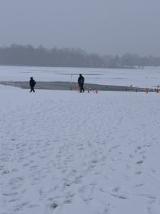 The Polar Plunge "Swimming Pool" at Mosquito Lake.