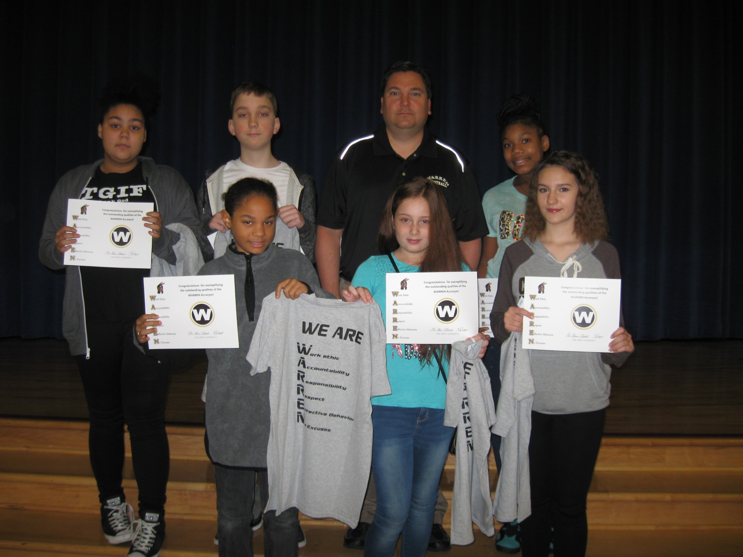 Honor Awards Grades 6-8