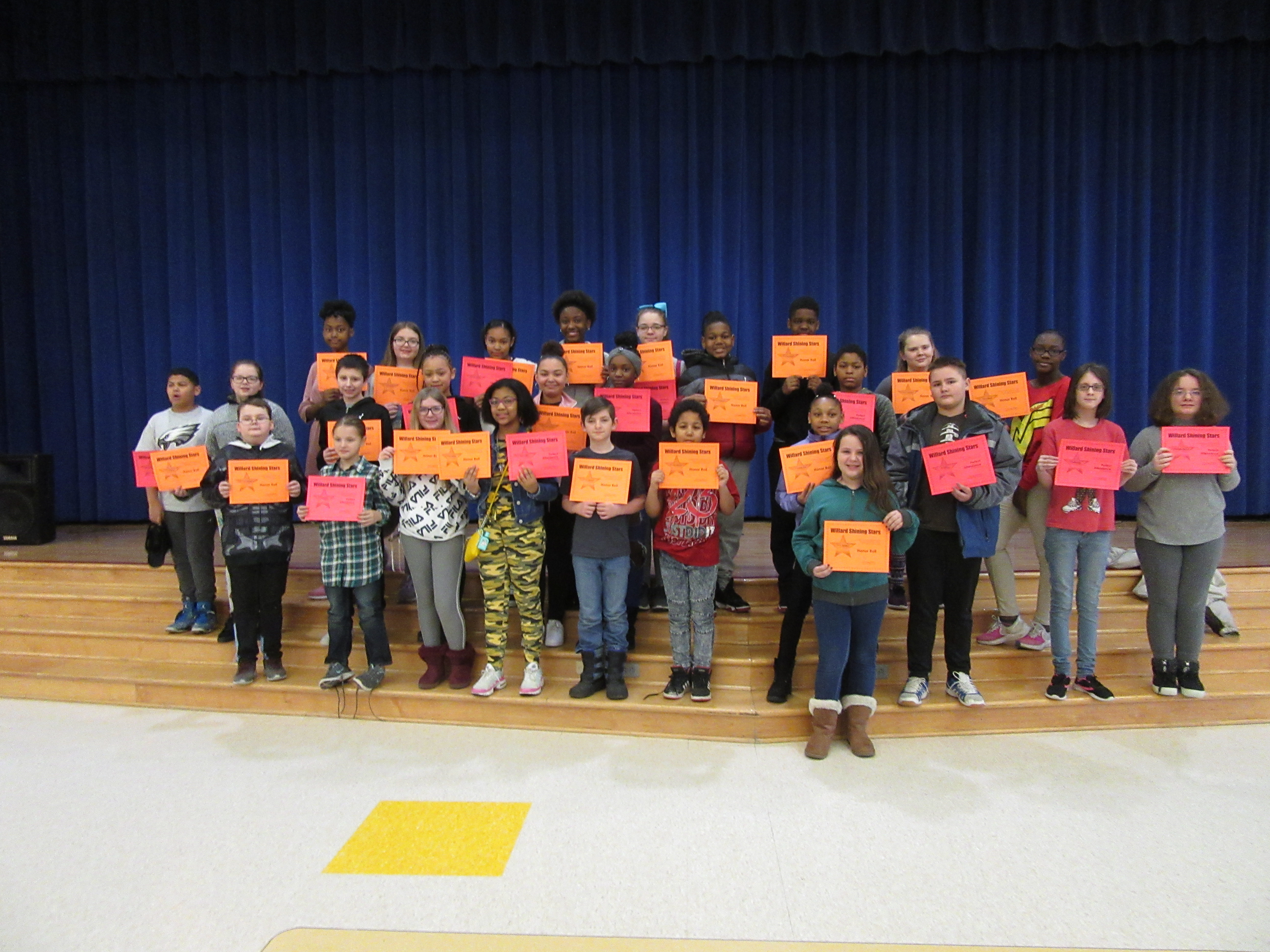Grades 6-8 Honor roll and Perfect Attendance