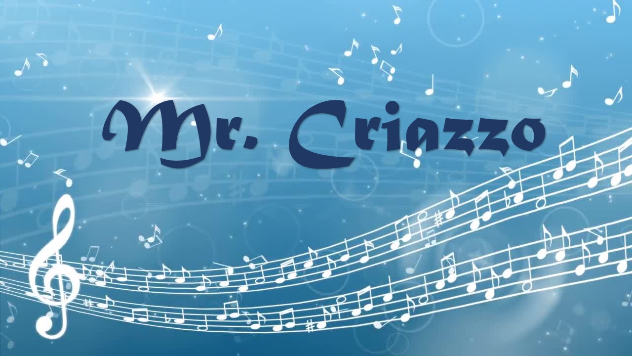 Mr. Criazzo’s Webpage