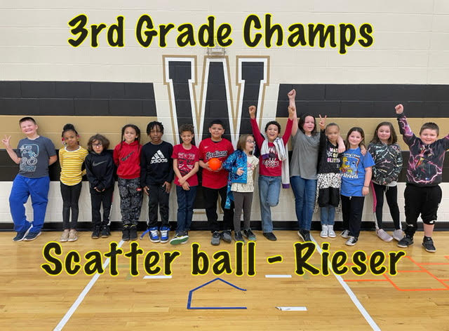 Congratulations to the 3rd Grade Champs!!
