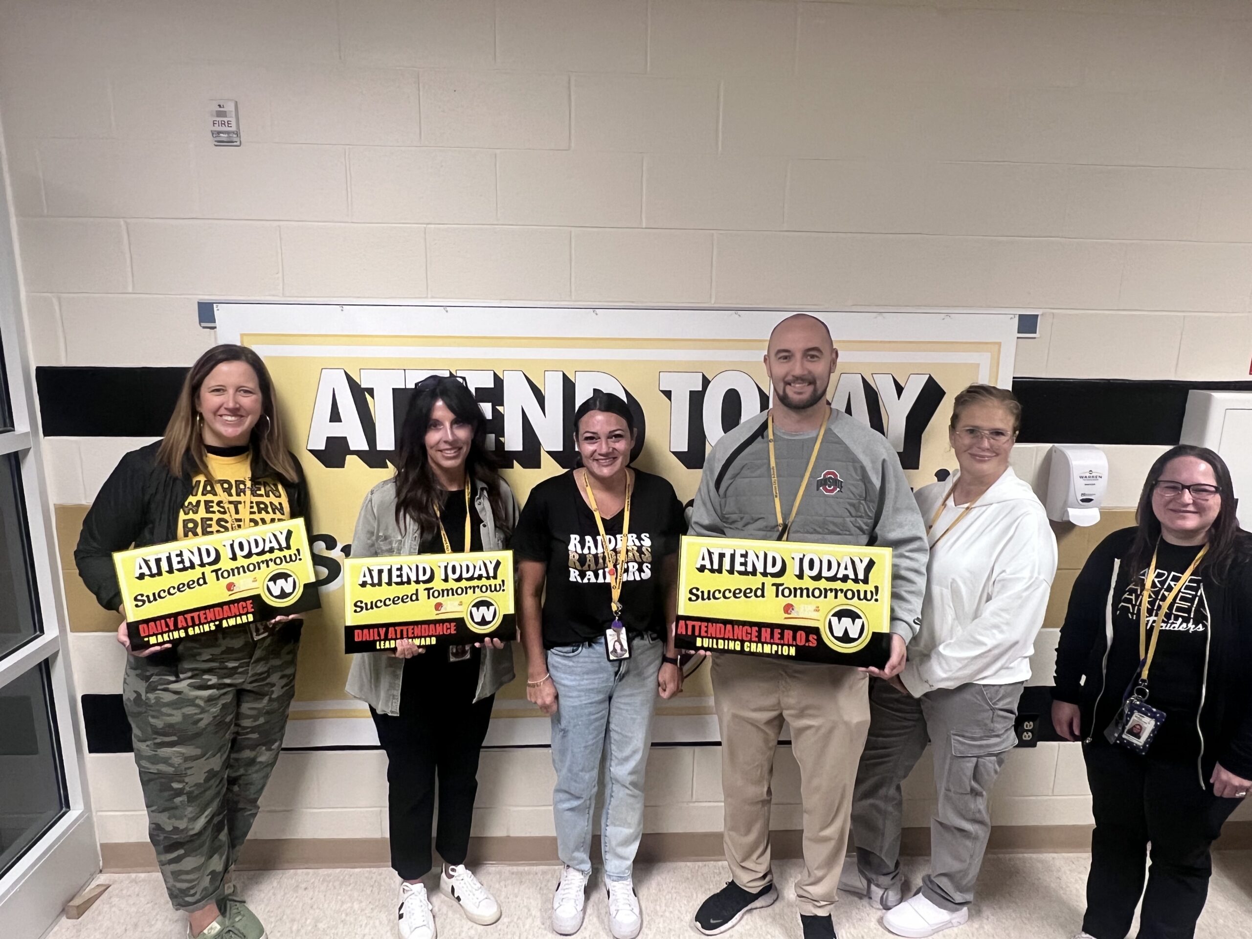 Daily Attendance Building Champion for August