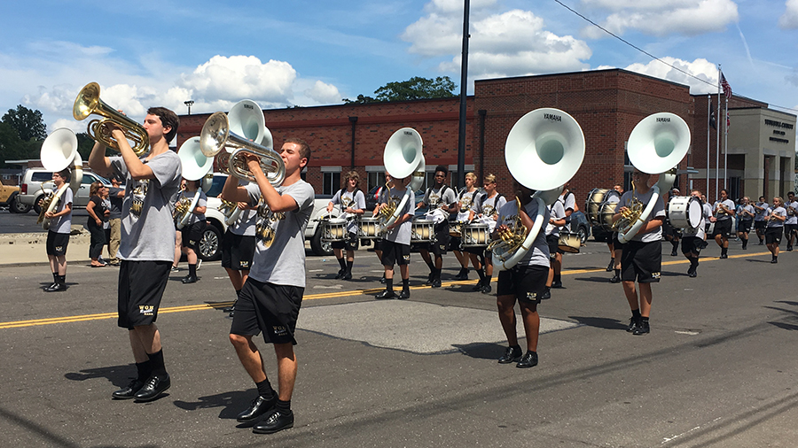 Raider Marching Band Represents at Italian Festival!