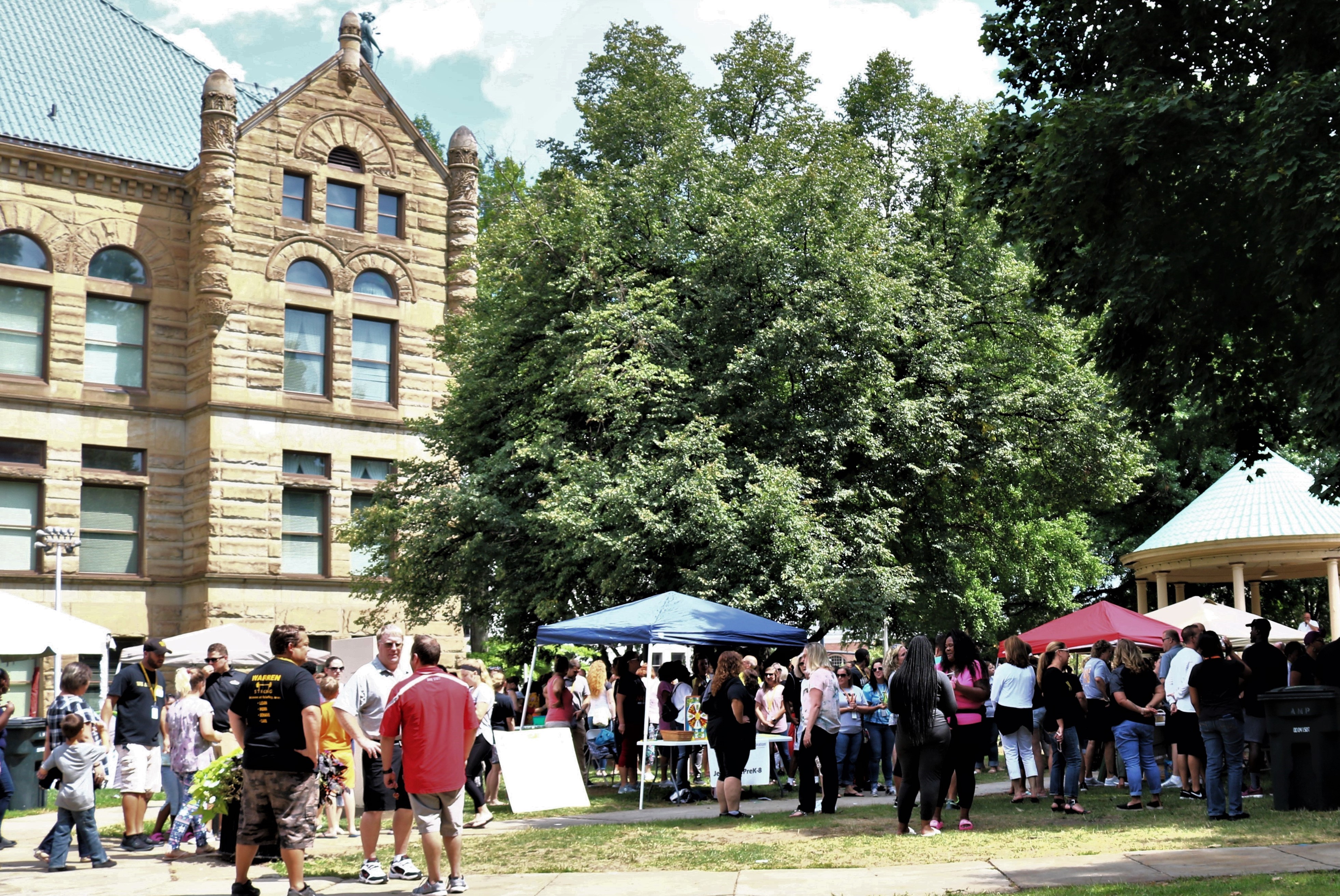 Back to School Celebration at Courthouse Square.