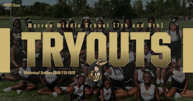 Warren Middle School Cheer Tryouts