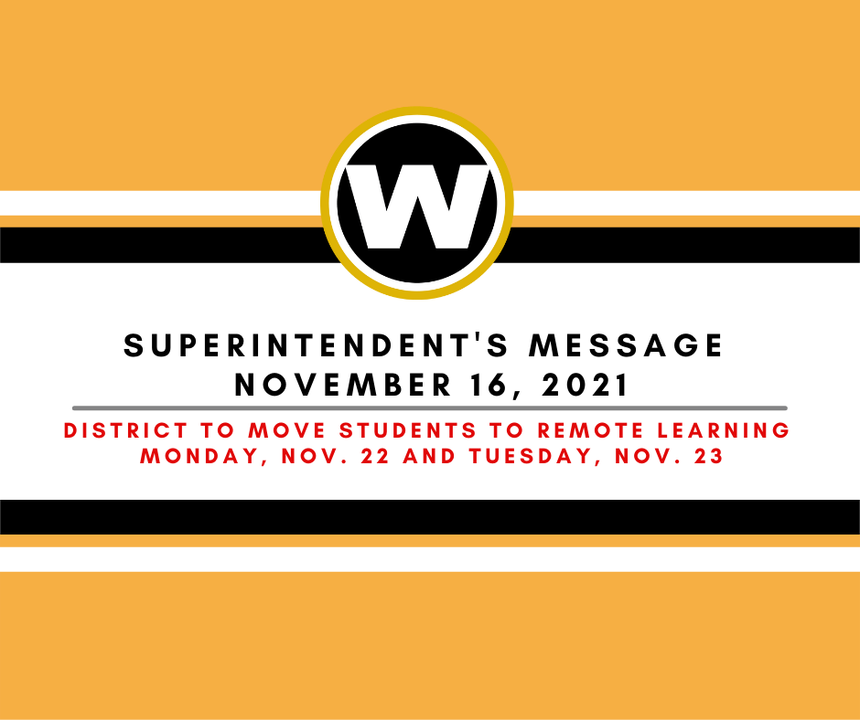 Superintendent's Message