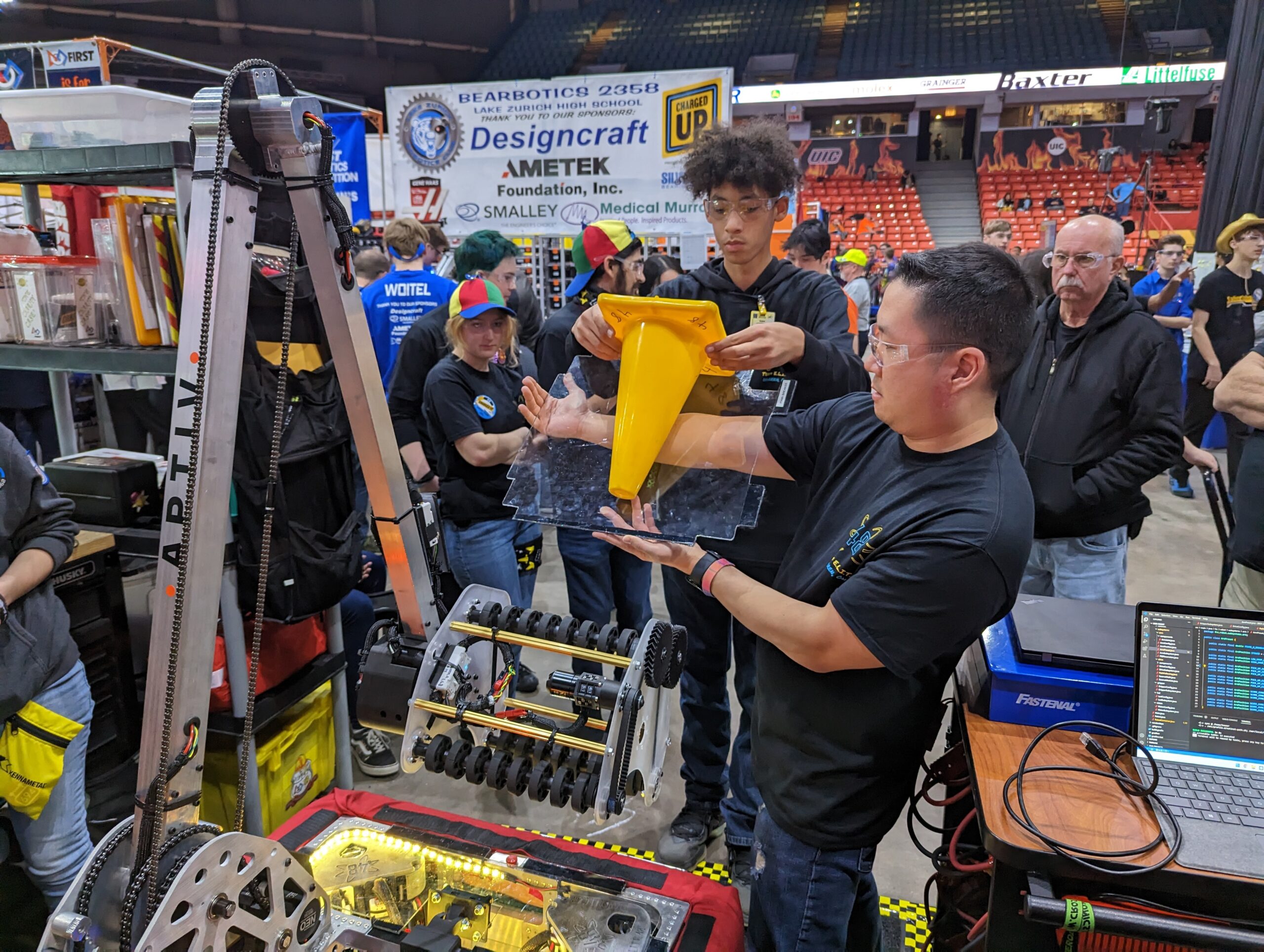 WCS’ Team E.L.I.T.E. 48 competes at Midwest Regional FIRST Robotics Competition; preps for Buckeye & Pittsburgh Regionals