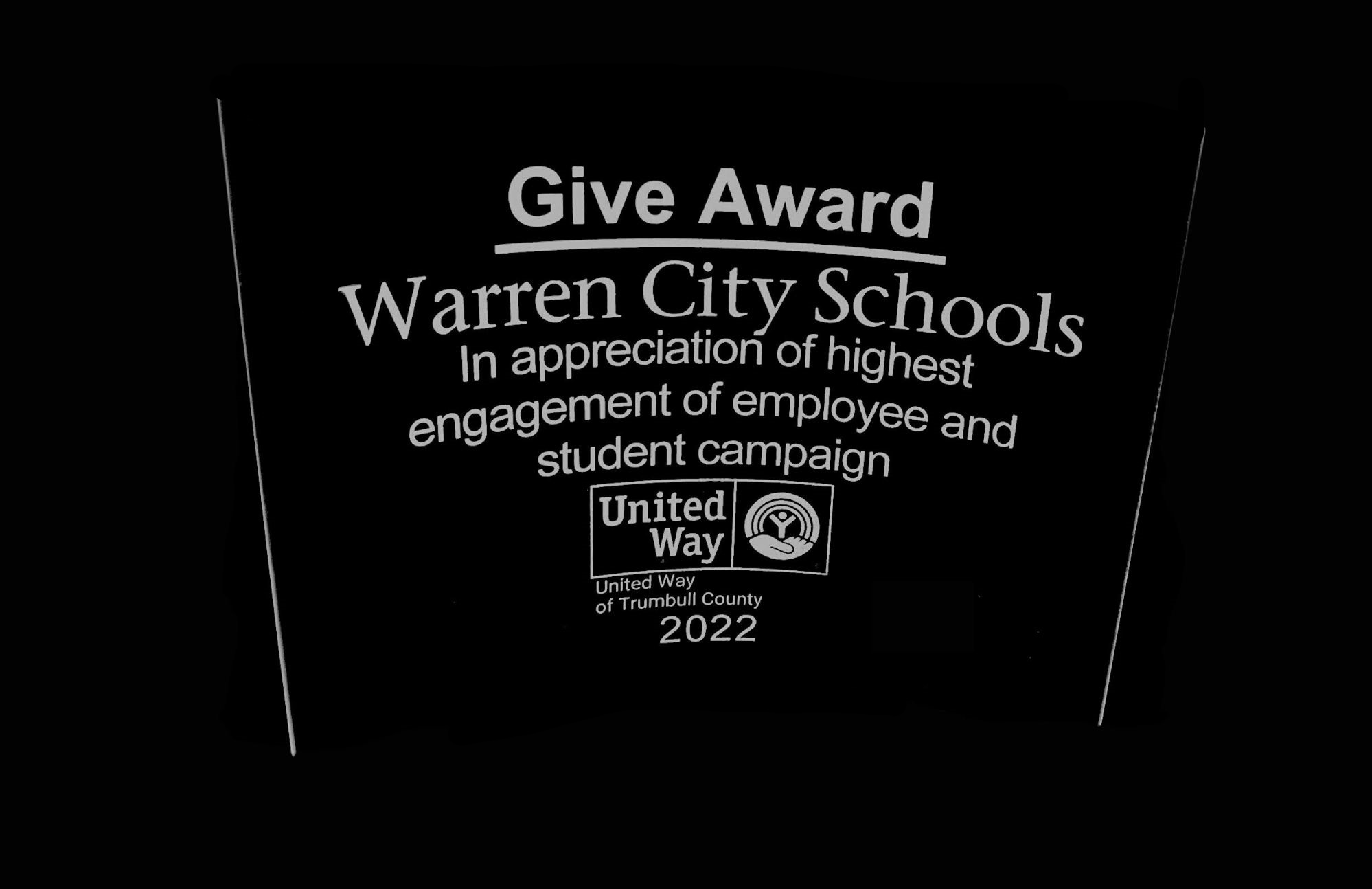 United Way recognizes WCS’ employee, student giving efforts