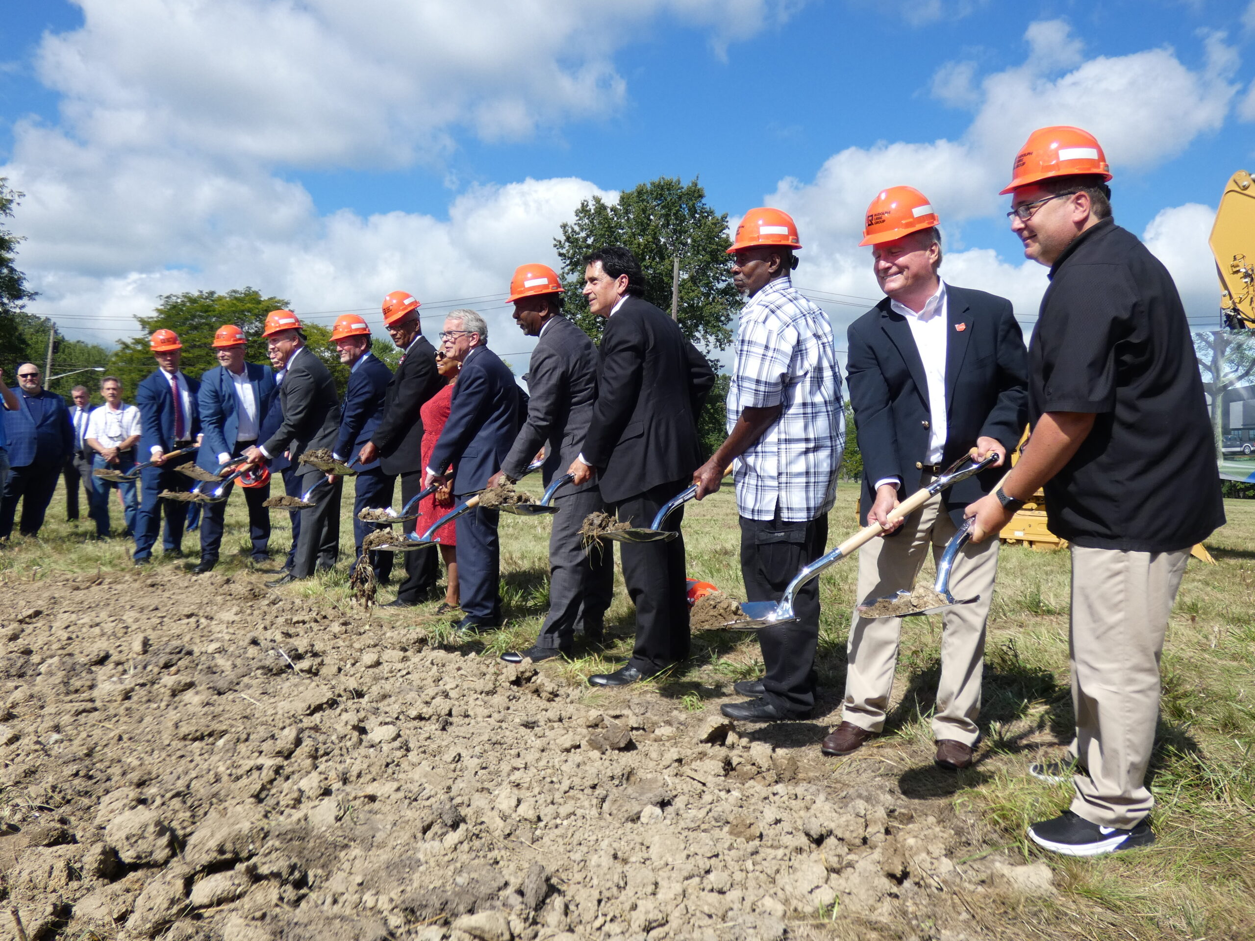 Superintendent, BOE join Gov. Mike DeWine for groundbreaking at former WWR HS site; new home of planned industrial park