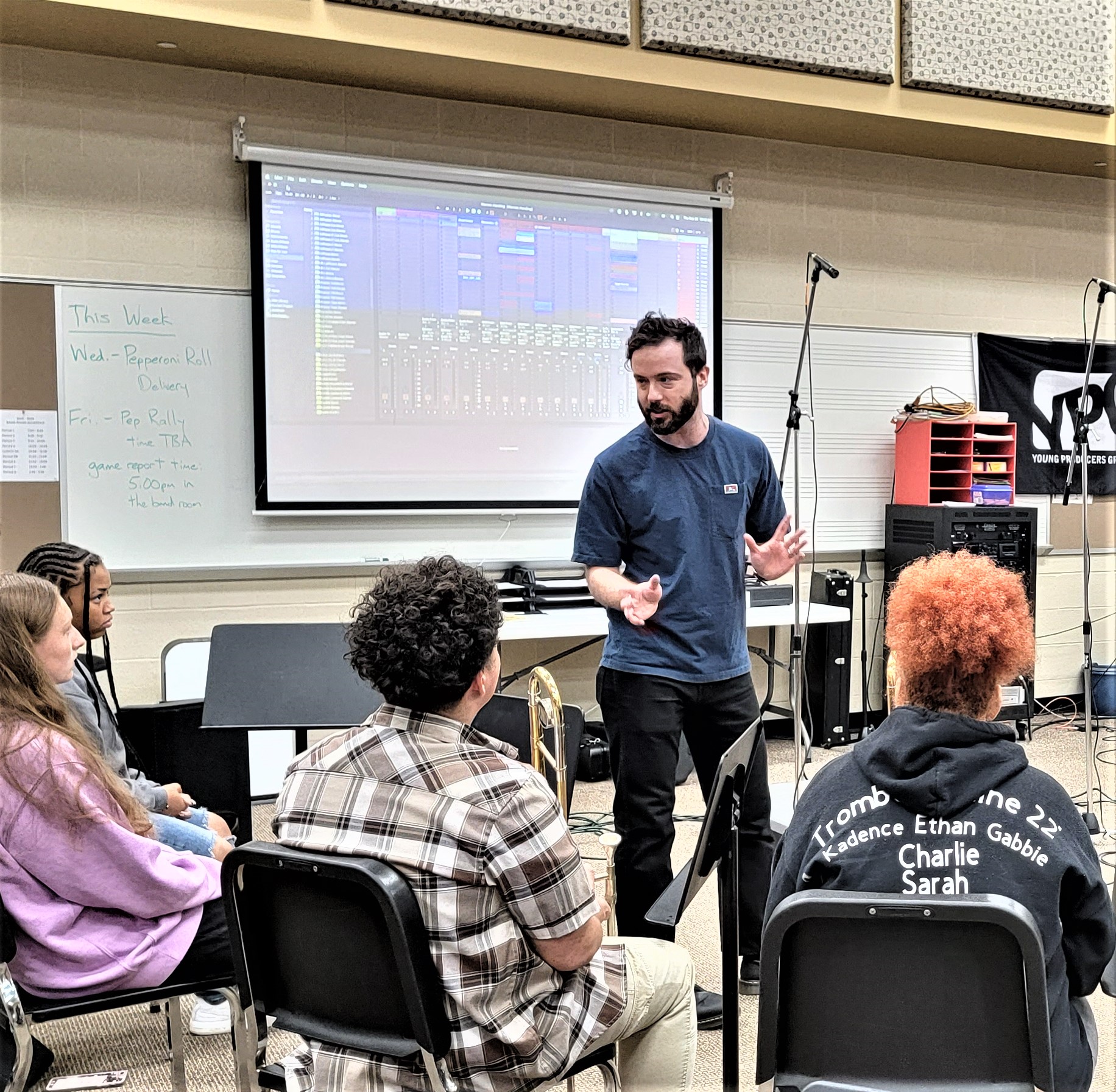WGH students create new vibe with help from L.A. music producer