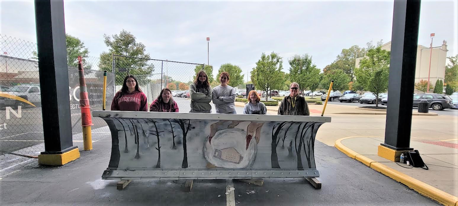 WGH Senior Studio students ‘plow’ through ODOT painting project