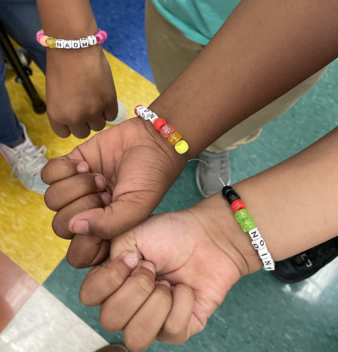 Circle of Friends: Willard PK-8 students express friendship with handmade bracelets