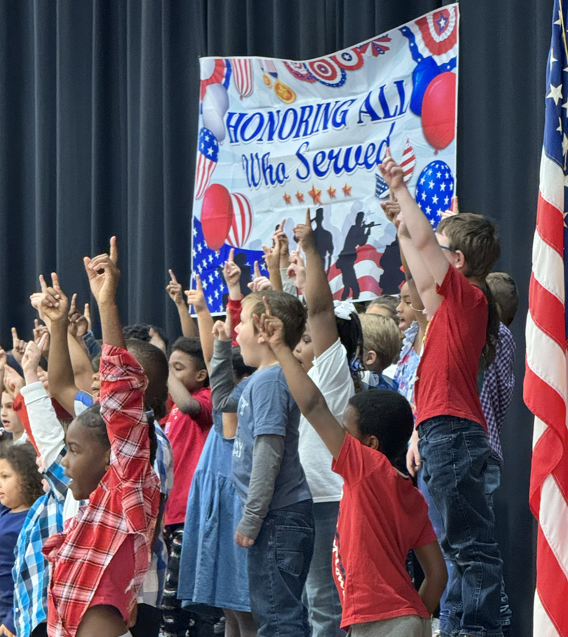 Saluting our Veterans: WCS students salute U.S. Military Veterans with special programs