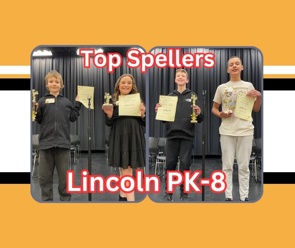 Lincoln students score top spots during school spelling bee