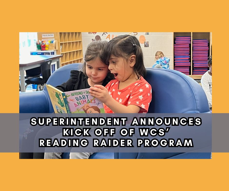 WCS kick off districtwide Reading Raider Program: Schools set to distribute thousands of books to students in March