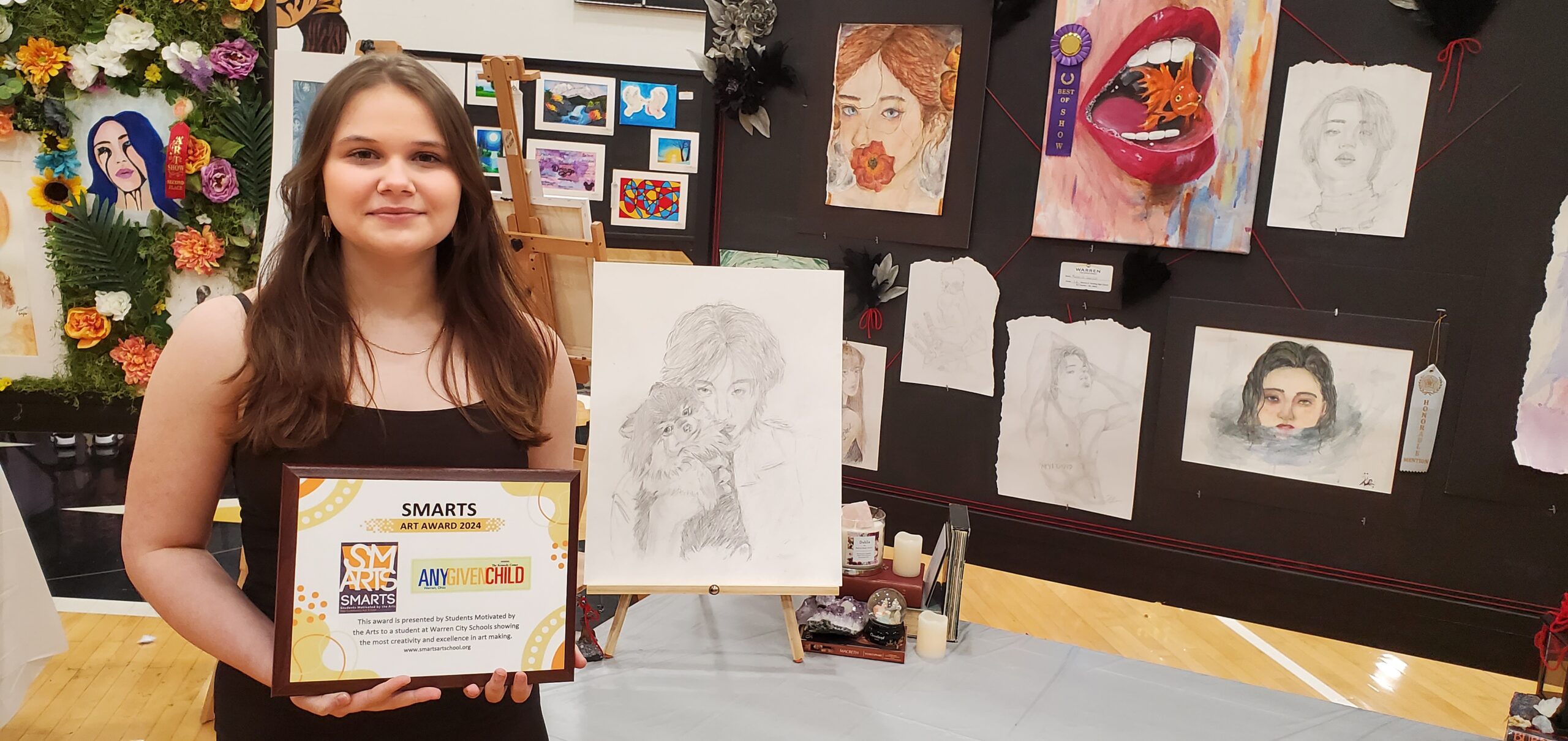 WCS Students Exhibit Strong Showing at the School District’s Annual Art Show