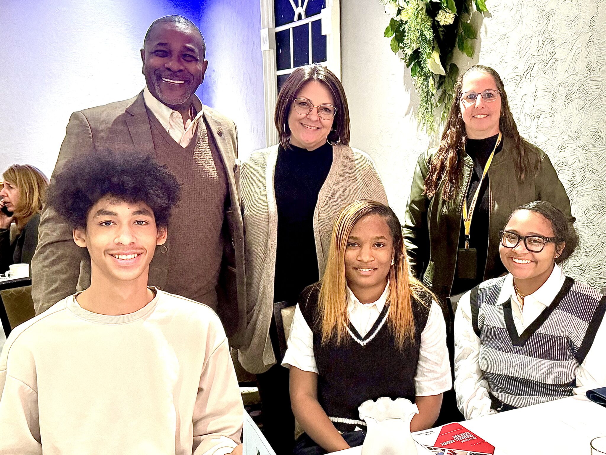 Learning From A Leader WGH students among those participating in this