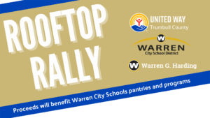 Rooftop Rally. Proceeds will benefit Warren City Schools pantries and programs