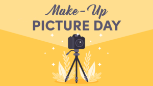 Make-Up Picture Day with camera on stand
