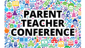 parent teacher conferences graphic