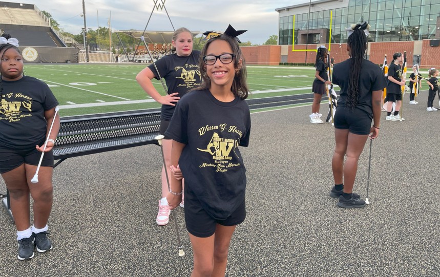 One of our Jefferson majorettes.