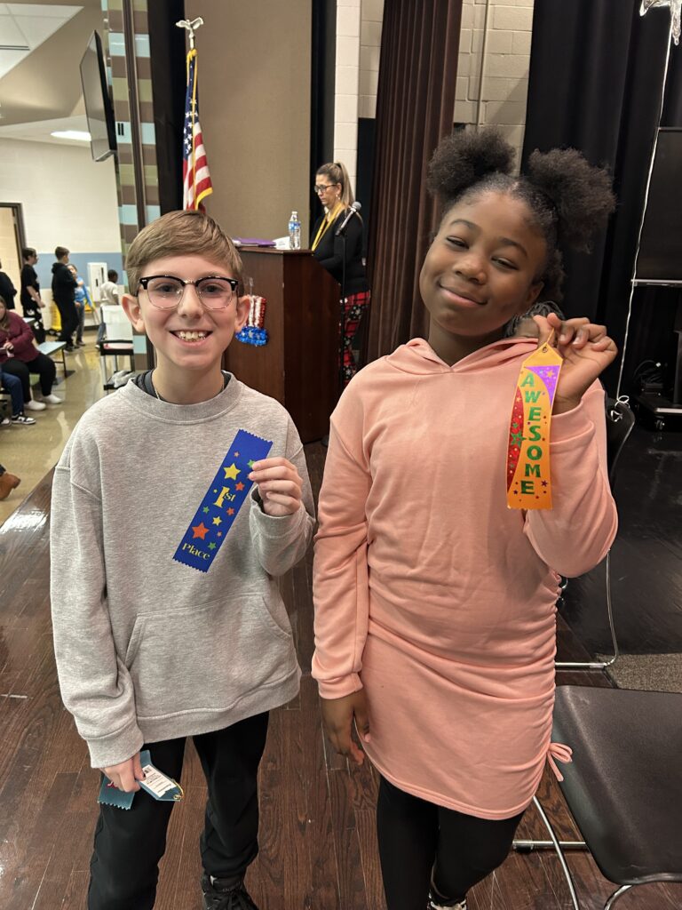 Our first and second place winners.