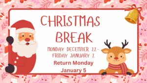christmas break graphic