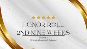 honor roll 2nd nine weeks
