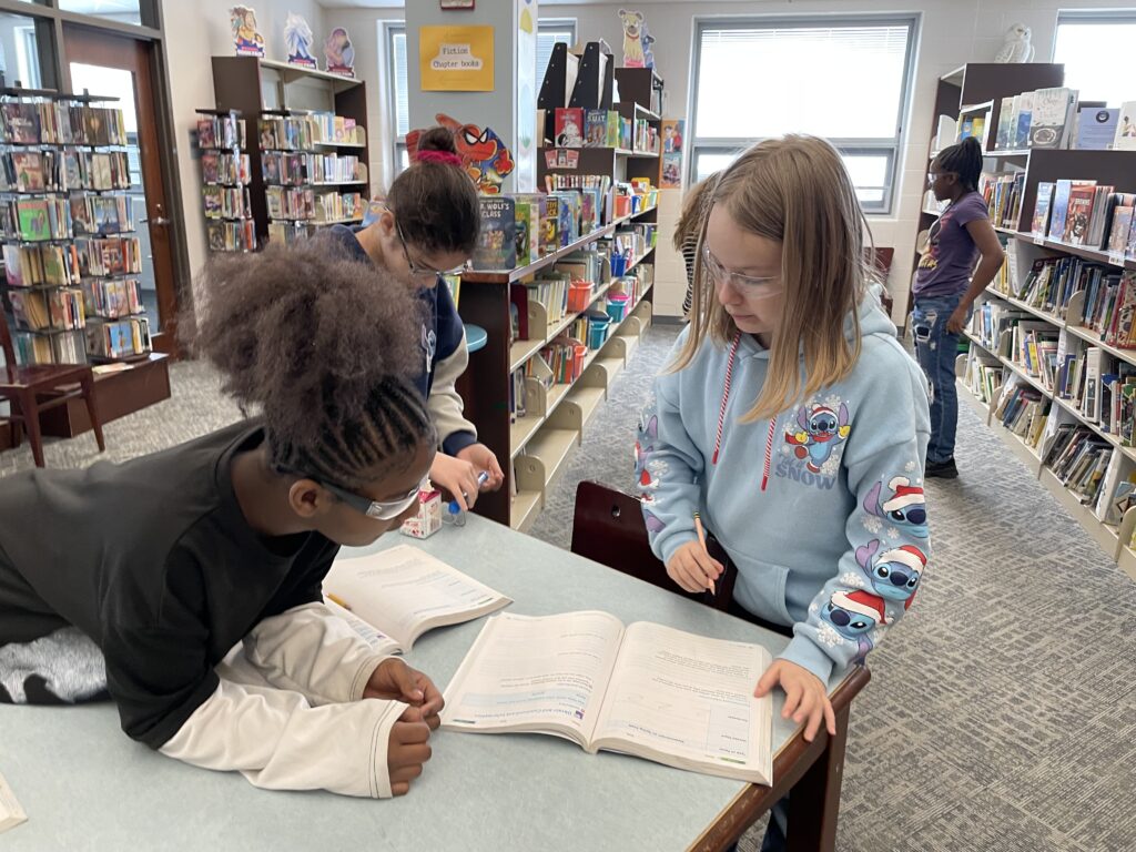 Students discuss results before they record them