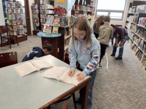 A student records their results