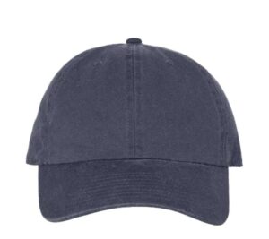 blue baseball cap