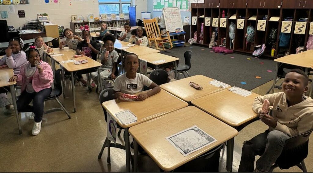 Mrs. Ross' second grade class