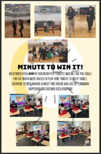 Minute to win it fun!