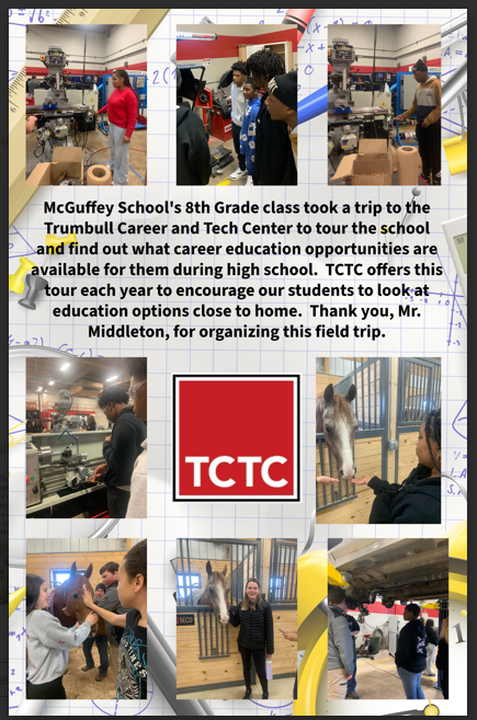 8th Grade Field Trip to TCTC