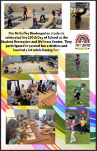 Kindergarten's 100th Day of School Celebration!