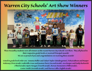 McGuffey WGH Art Show Winners!