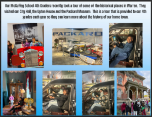 4th Grade Warren History Tour