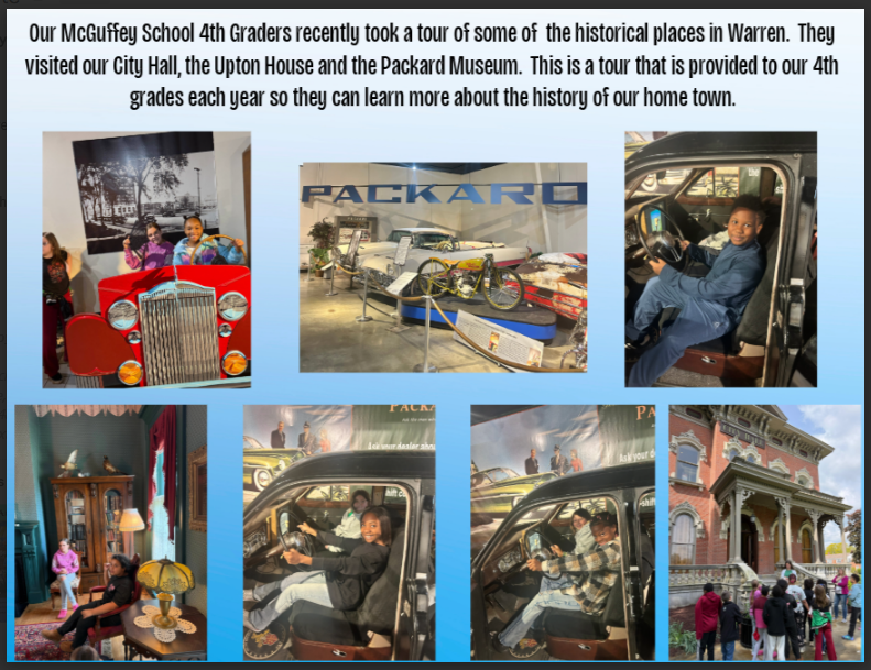 4th Grade Warren History Tour